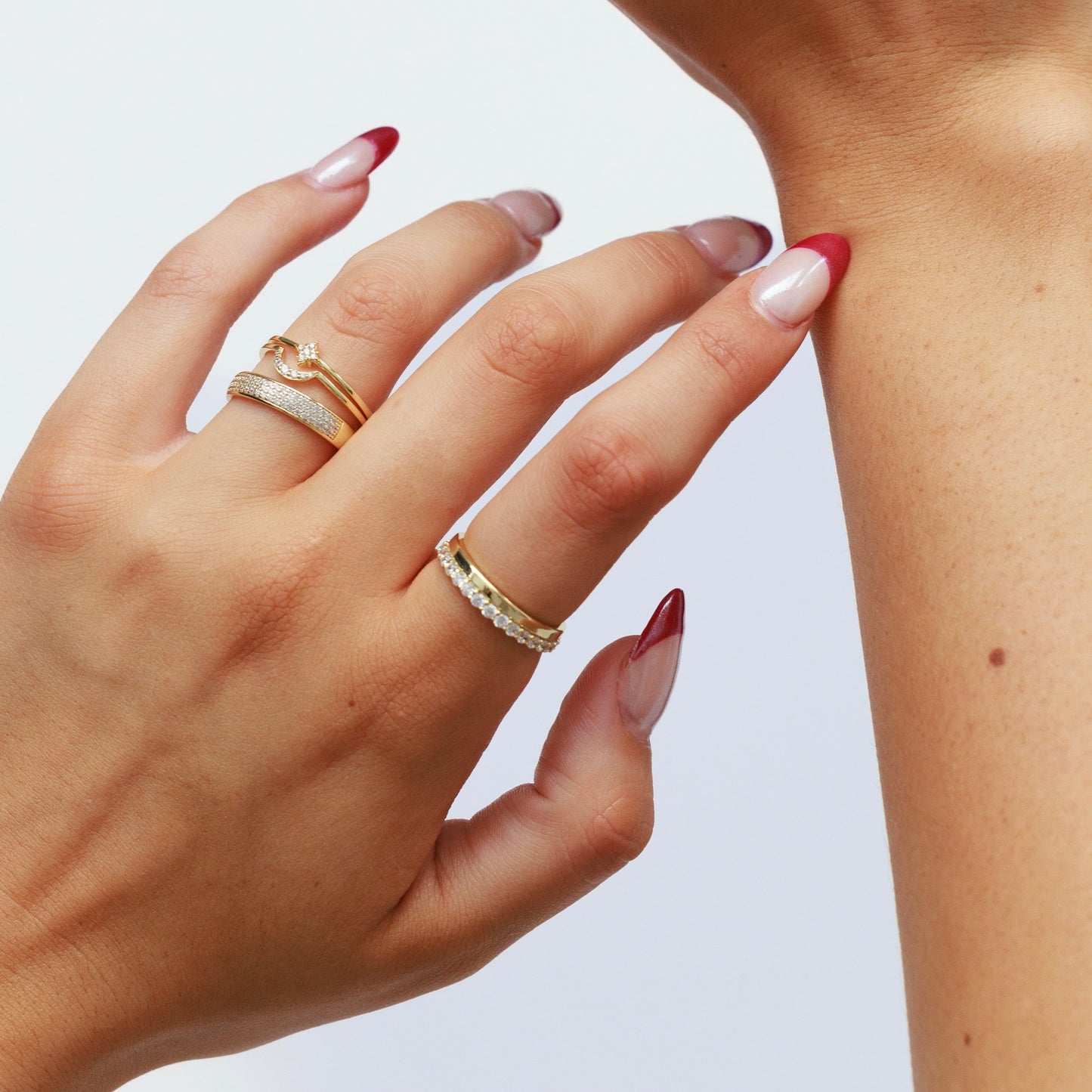 Vermeil Duo Ring