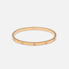 Gold Classic Bangle with Stones