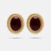 Amie Earrings Bordeaux - Pre Order