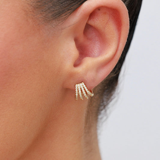 Pavé Cuff Earring