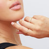 Vermeil Star and Moon Duo Ring Set