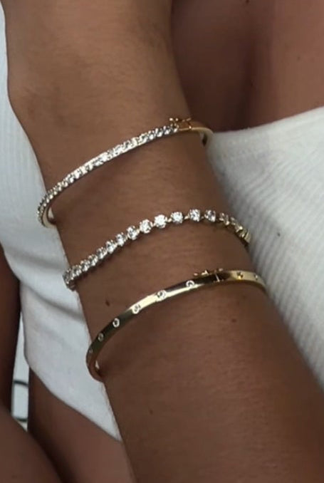 Premium Bangle with Rhinestones