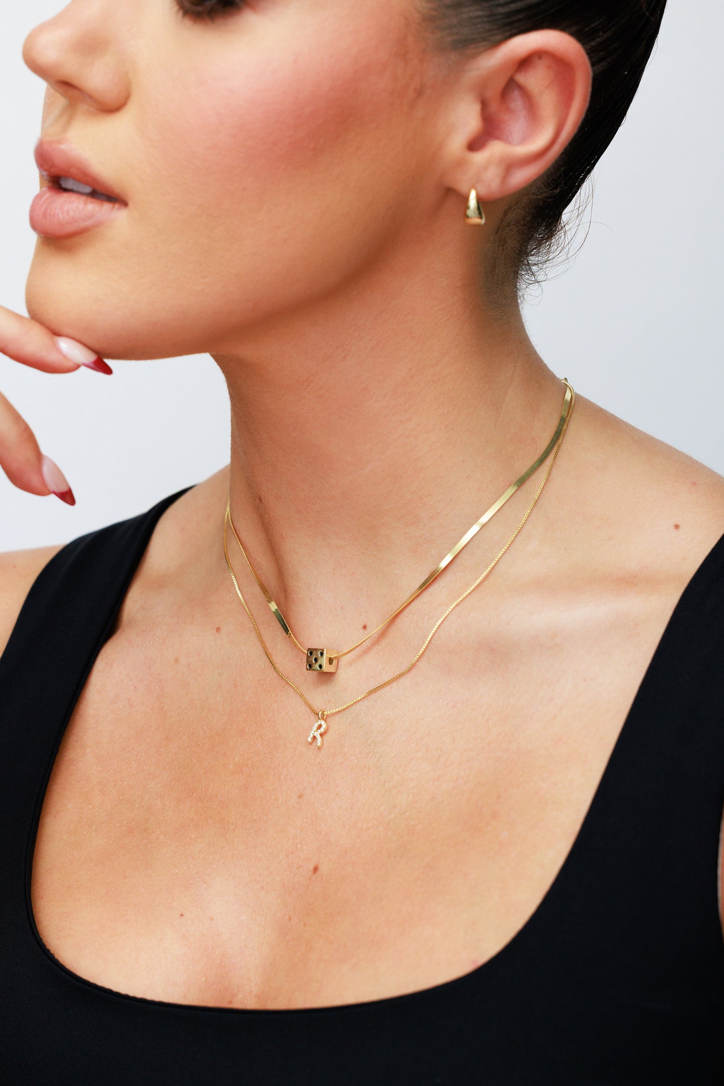 Dice Pendant Necklace