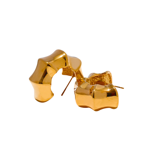 Bamboo Hoops Gold