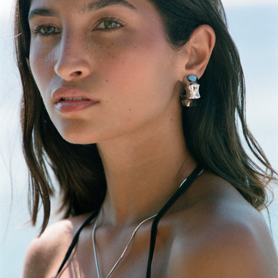 Bamboo Hoops Silver