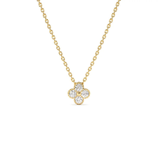 Clover Necklace Gold