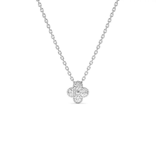 Clover Necklace Silver