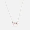 Fine Chain Bow Necklace