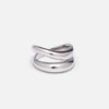 Duo Irregular Ring Silver