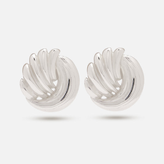 Duo Texture Statement Earring 1