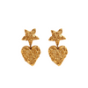 Arielle Star + Heart Earrings