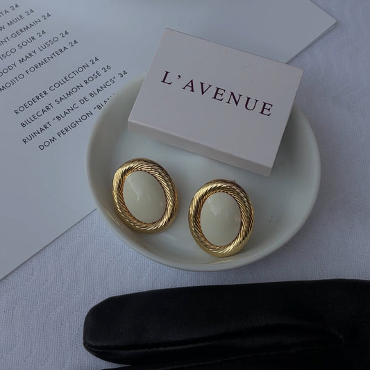 Amie Earrings Buttercream