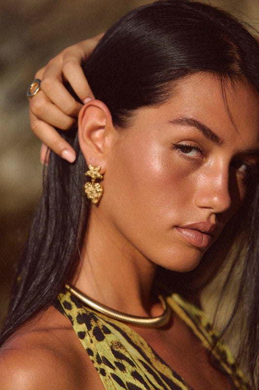 Arielle Star + Heart Earrings