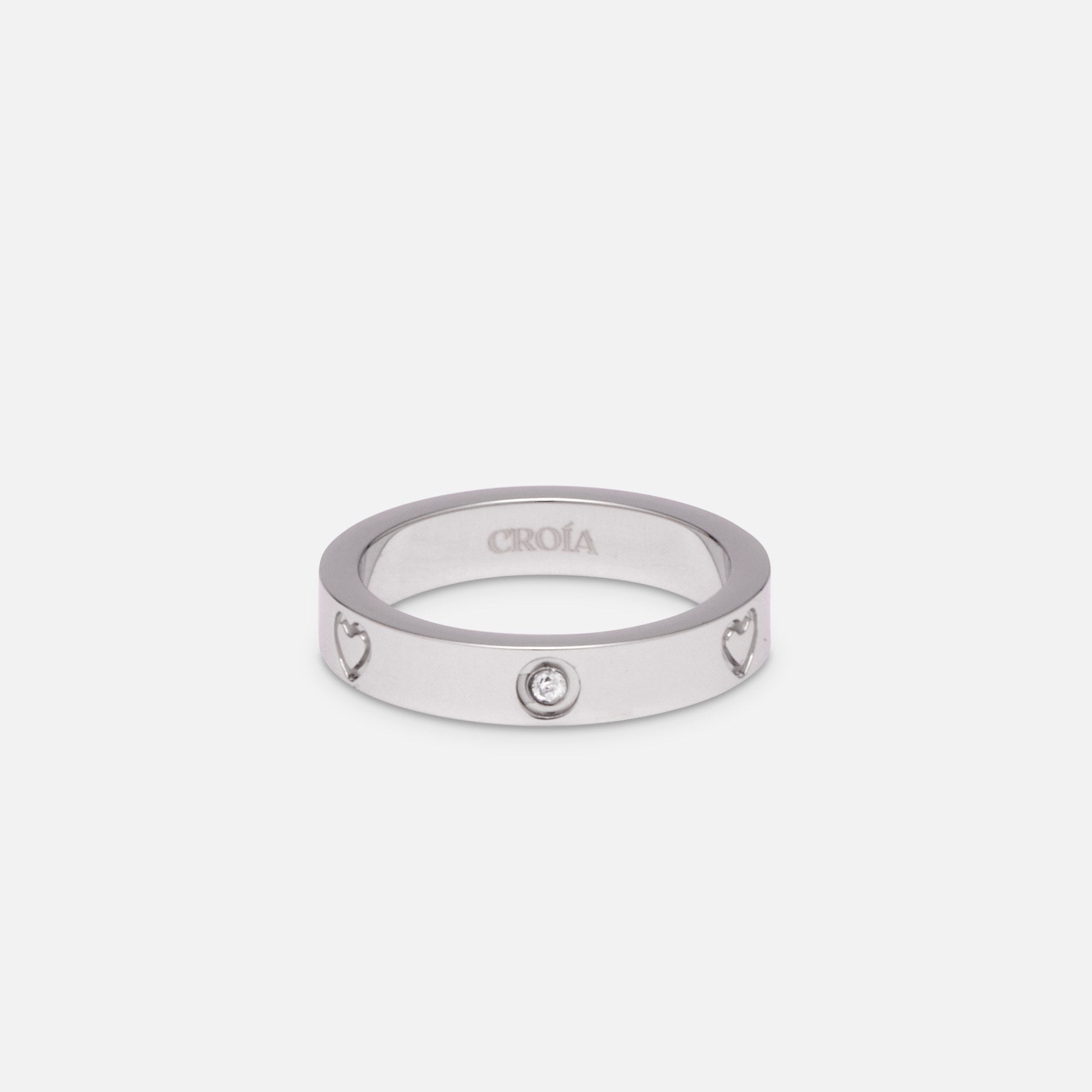 Love Heart Classic Ring Silver