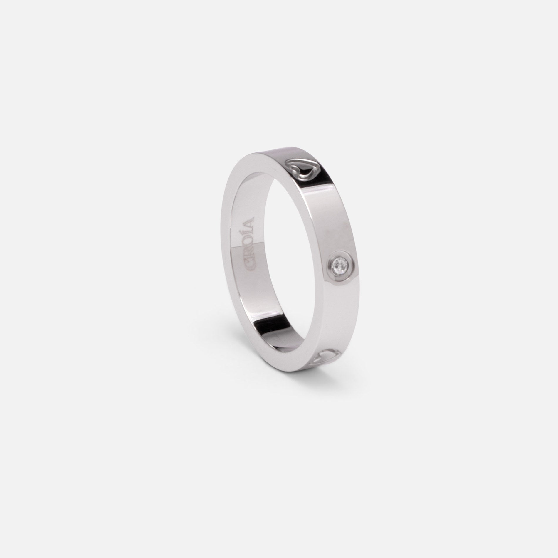 Love Heart Classic Ring Silver