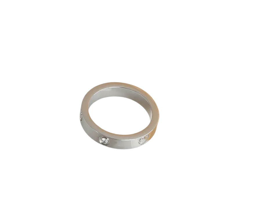 Love Heart Classic Ring Silver