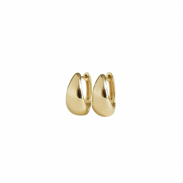 Mini Dome Hoops Gold