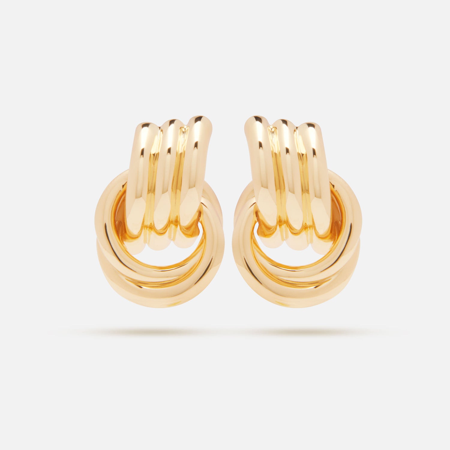 Mini Knot Earrings Gold