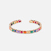 Mixed Stone Adjustable Bangle Multi