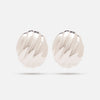 Oval_Ribbed_Statement_Earring_Silver 1