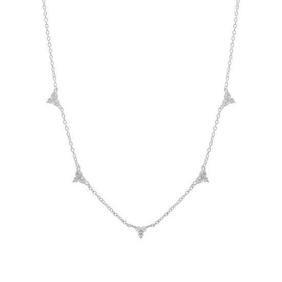 Trio_Stone_Necklace Silver