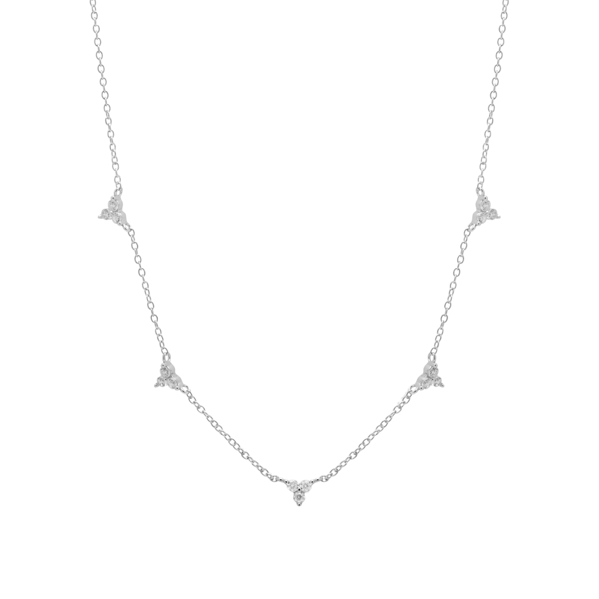 Trio_Stone_Necklace Silver