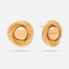 Vintage Inspired Knot Earrings Gold 3