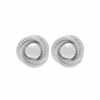 Vintage Inspired Knot Earrings Silver 1