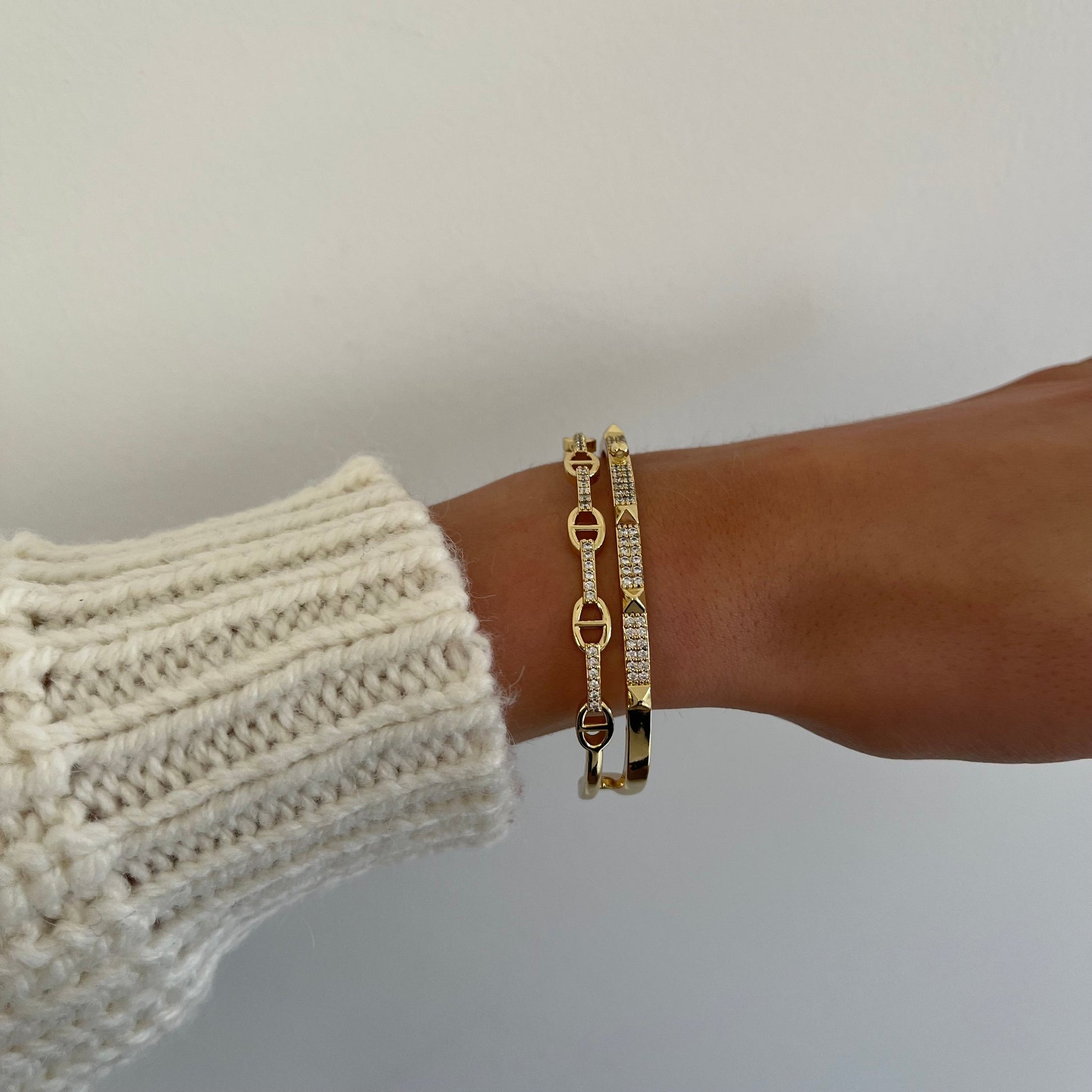 Bali Dual Bangle Gold