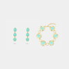 Thalia and Amie Aqua Set