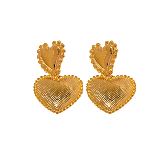 Gold Amore Earrings