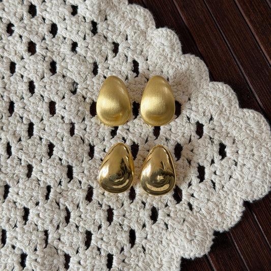 Astra Gloss Gold Earrings