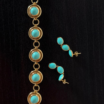 Thalia and Amie Aqua Set