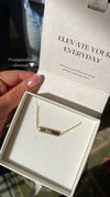 Engraved Bar Bracelet