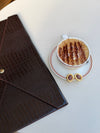 Laptop Case - Espresso Croc