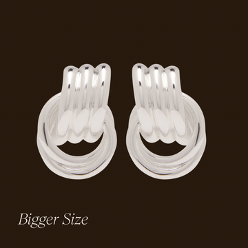 Silver Knot Earring