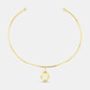 Andra Choker with Buttercream Pendant