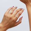Vermeil Rhinestone Band Ring
