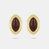 Quinn Bordeaux Earrings