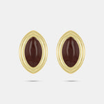 Quinn Bordeaux Earrings