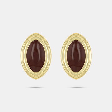 Quinn Bordeaux Earrings