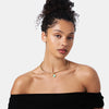 Andra Choker with Aqua Pendant