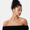 Andra Choker with Aqua Pendant