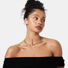 Andra Choker with Buttercream Pendant
