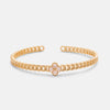 Clover Chain Adjustable Bangle Gold 