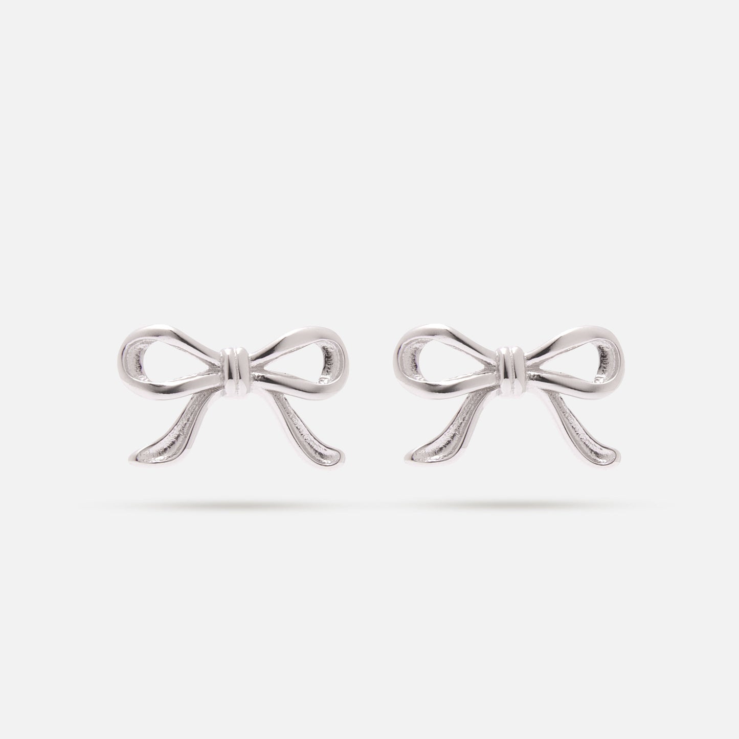 Silver Bow Studs