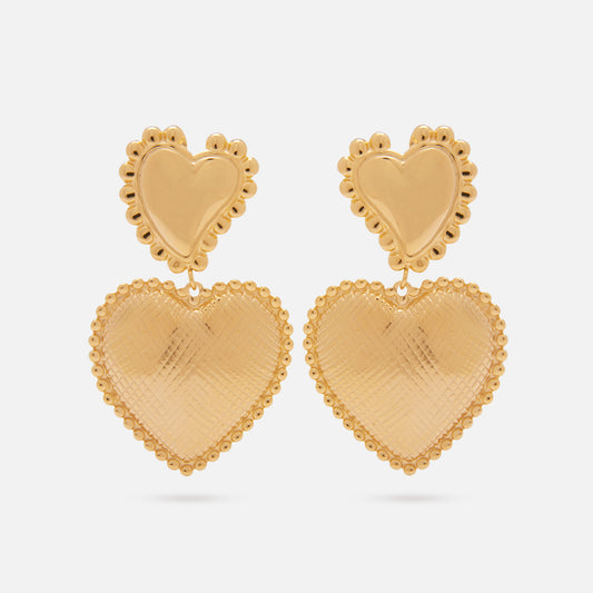 Gold Amore Earrings