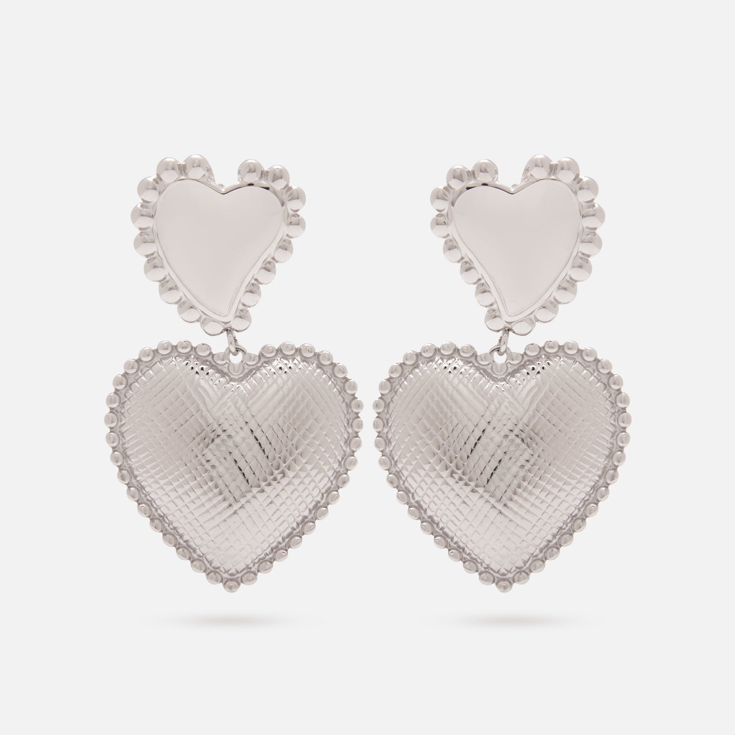 Silver Amore Earrings