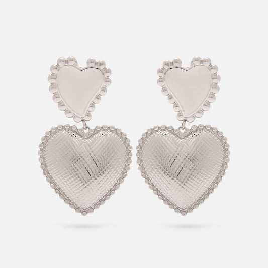 Silver Amore Earrings