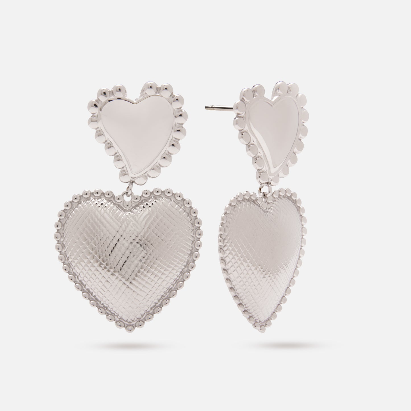 Silver Amore Earrings